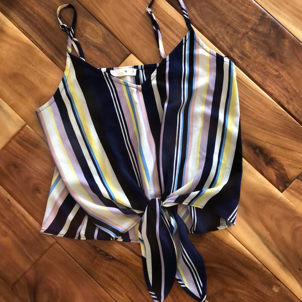 Front Tie Tank Top